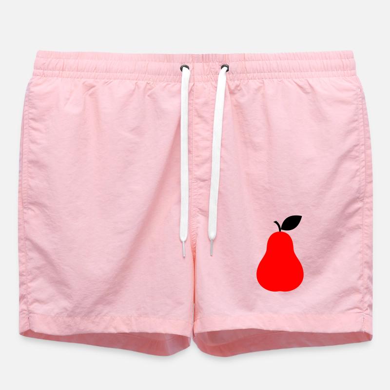 Pear Fruit Fruit - Swim Trunks - pink