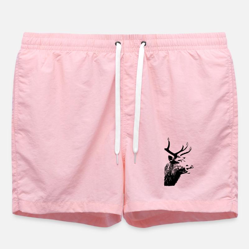 BELLOWING - Swim Trunks - pink