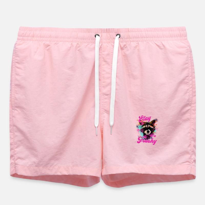 Restez trash - Short de bain - rose