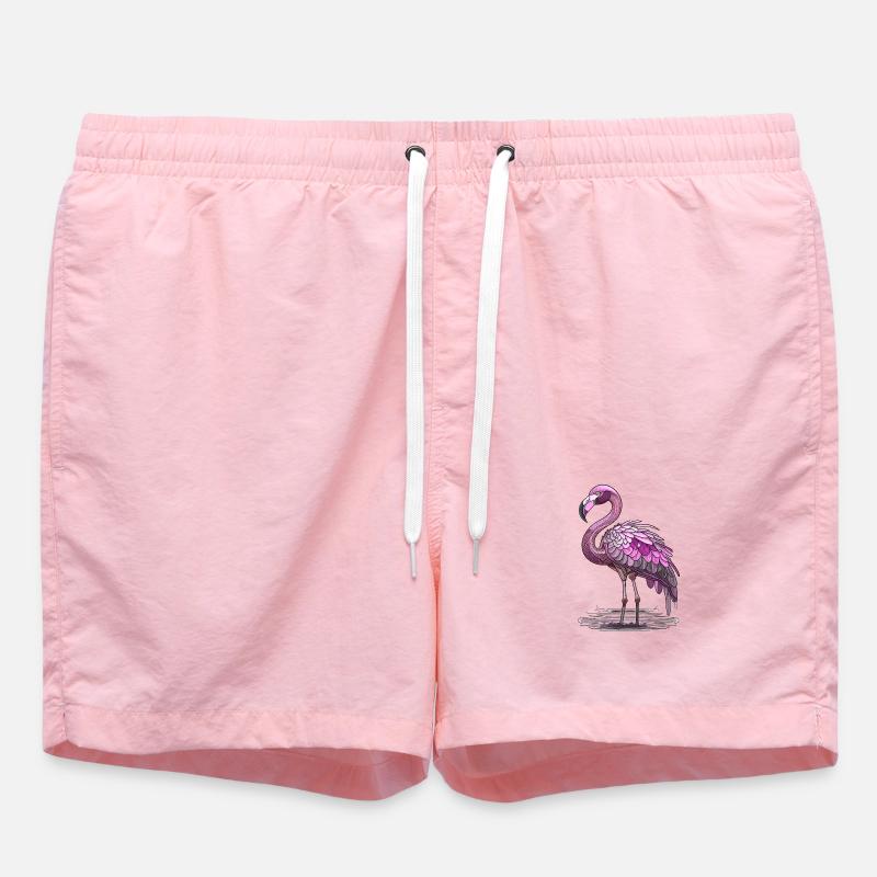 Flamant - Short de bain - rose