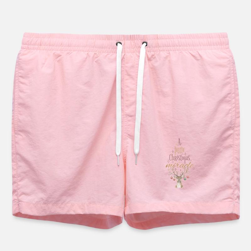 Petit Noël Miracle Cerf Noël - Short de bain - rose