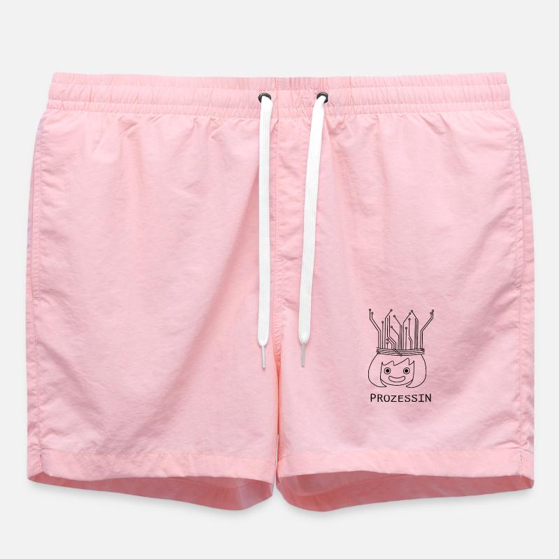 Process with Tech Crown - Swim Trunks - pink
