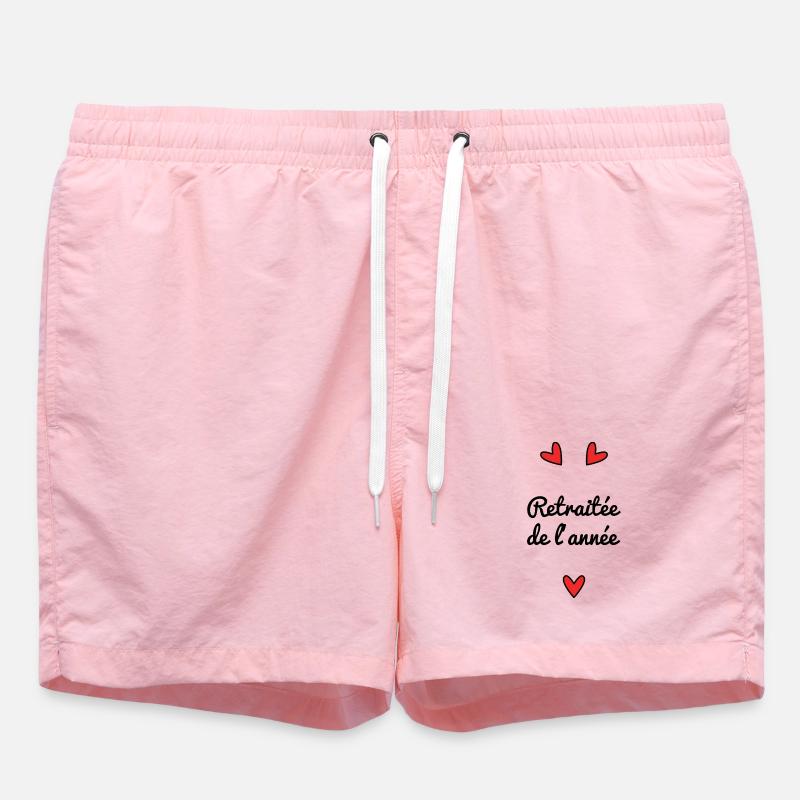 RETRAITEE. RETRAITE. BONNE RETRAITE - Short de bain - rose
