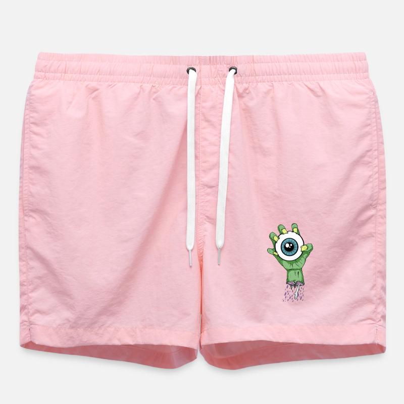 Zombie eye - Swim Trunks - pink