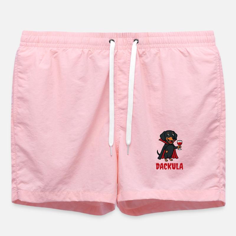 DACKULA - Short de bain - rose