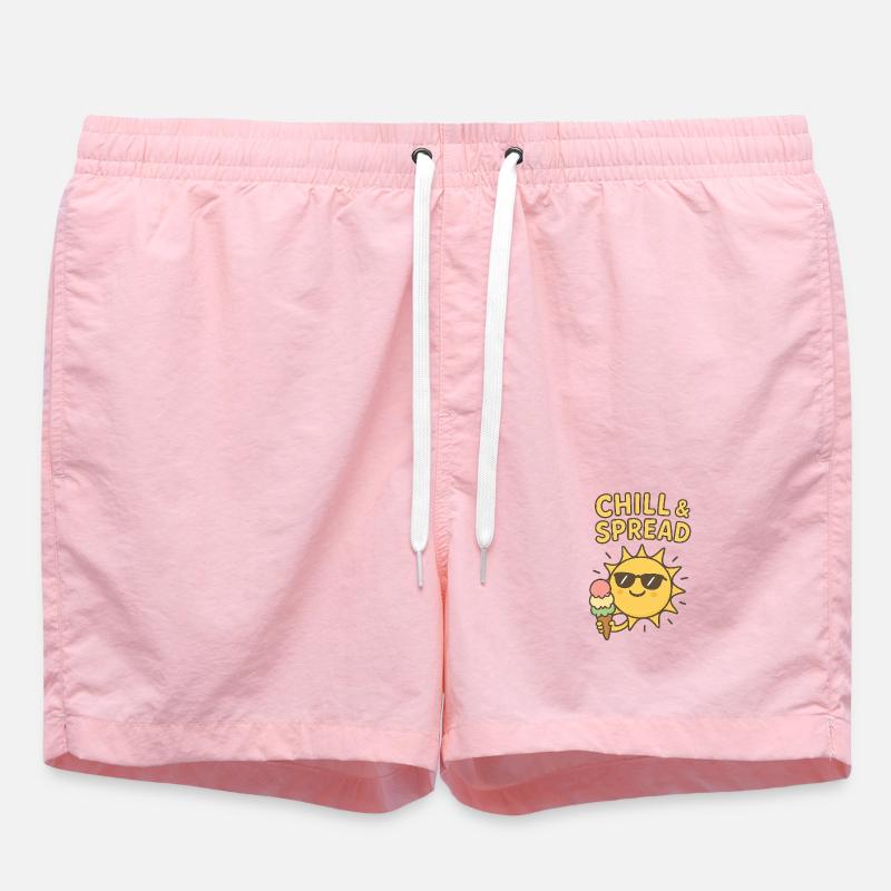 Chill & Spread Sonne Eis Spaß - Short de bain - rose