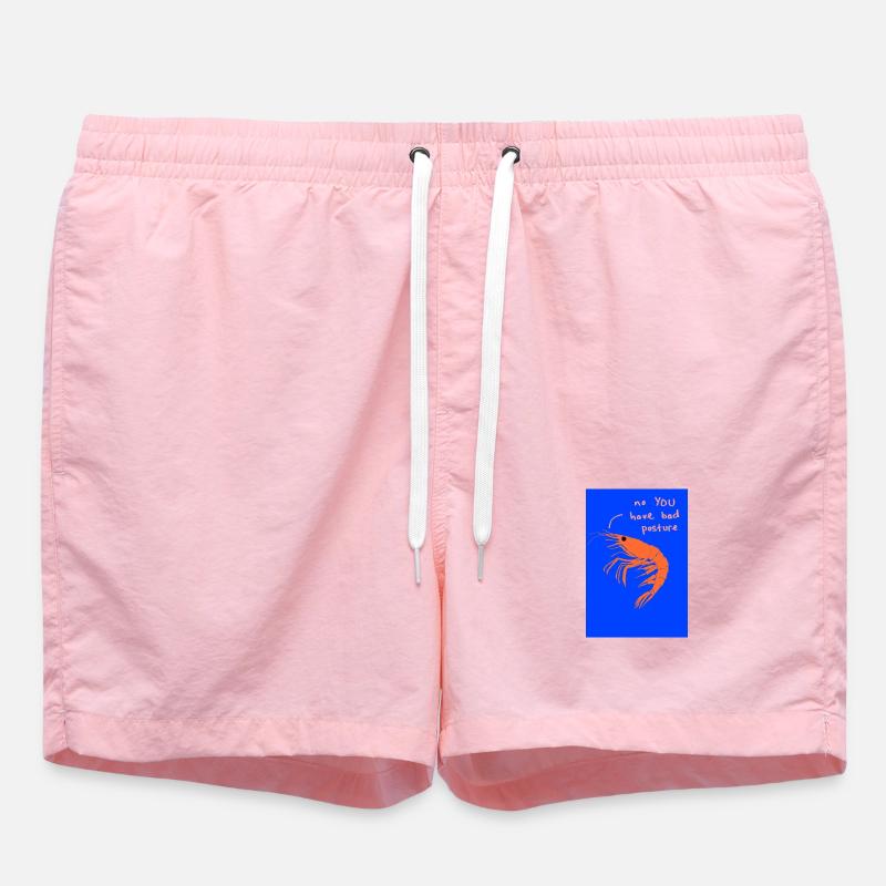 Bad Posture - Swim Trunks - pink