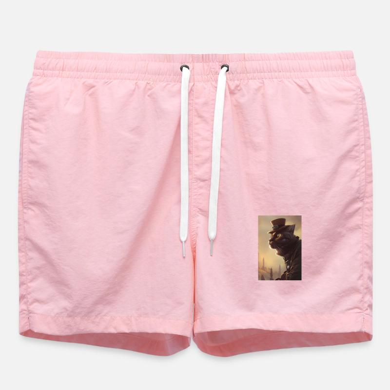 Mr cat - Short de bain - rose