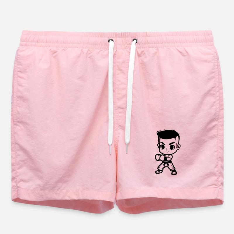 Kickboxing Garçon Look Comique - Short de bain - rose