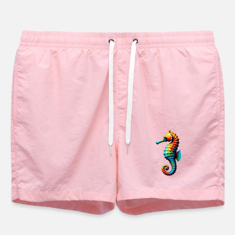 Hippocampe - Short de bain - rose