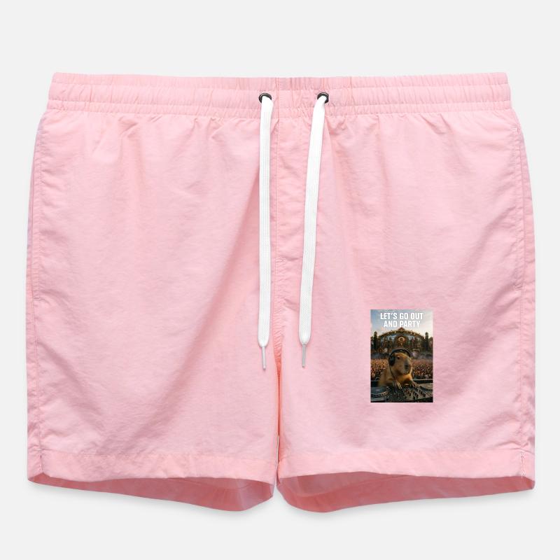 Soirée DJ Capybara - Short de bain - rose