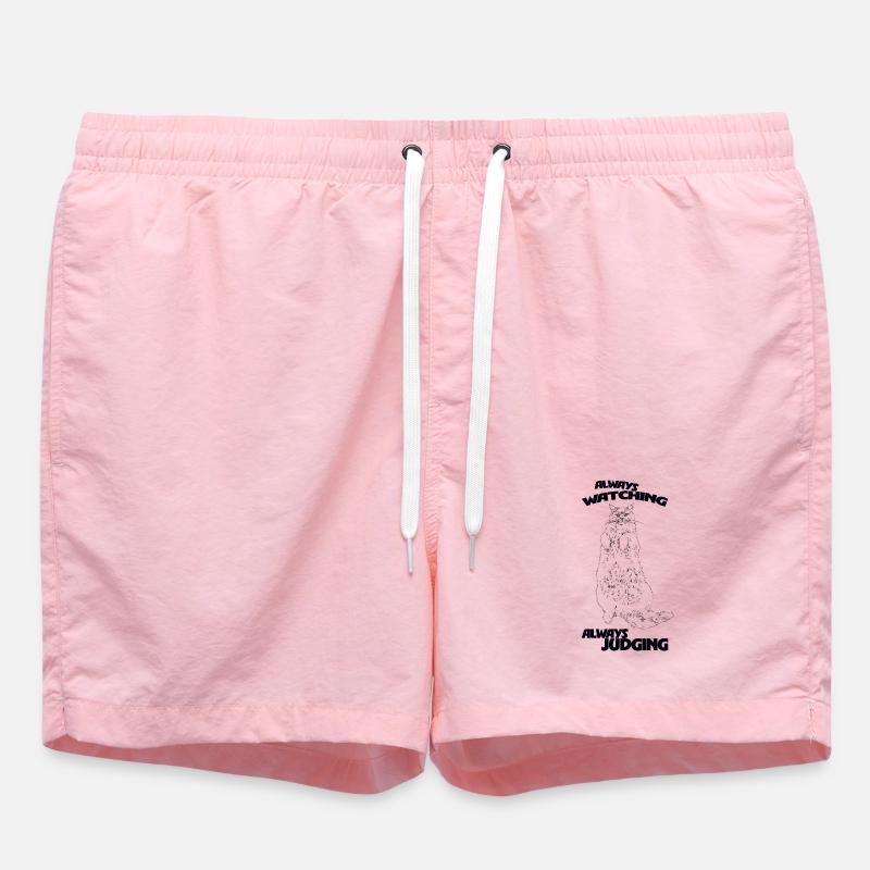 TOUJOURS À OBSERVER, TOUJOURS À JUGER - Short de bain - rose