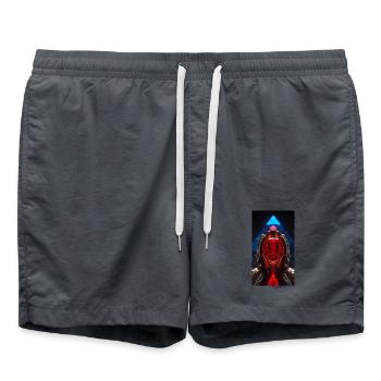 Mains Robo en Cristal Rouge - Short de bain -  - Devant