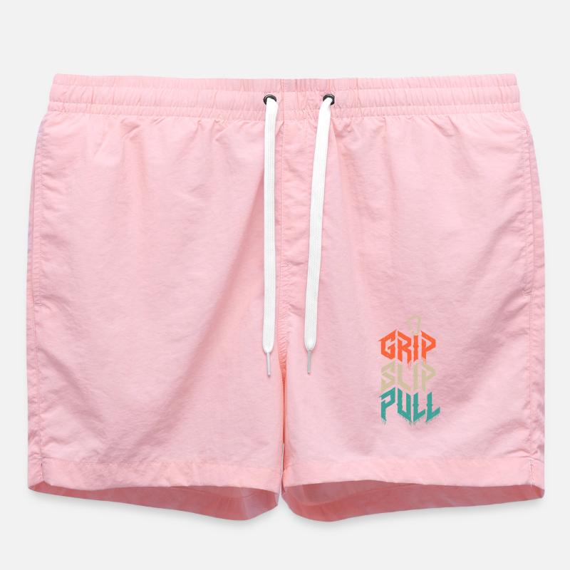 Grip Slip Pull Climbing Grunge - Swim Trunks - pink