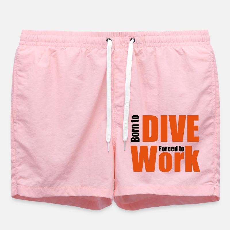 plongée - Short de bain - rose