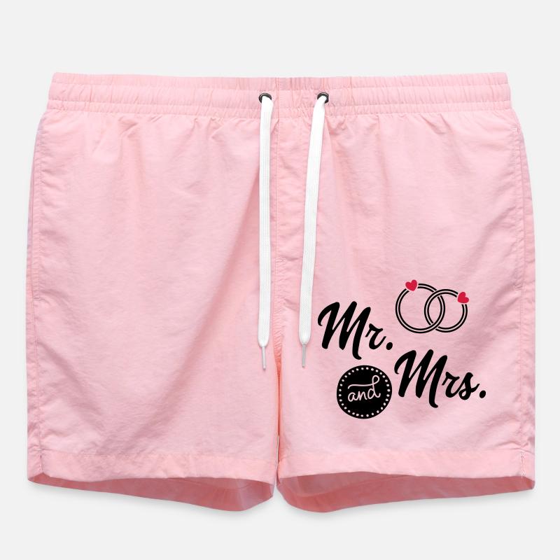 Mariage - Short de bain - rose