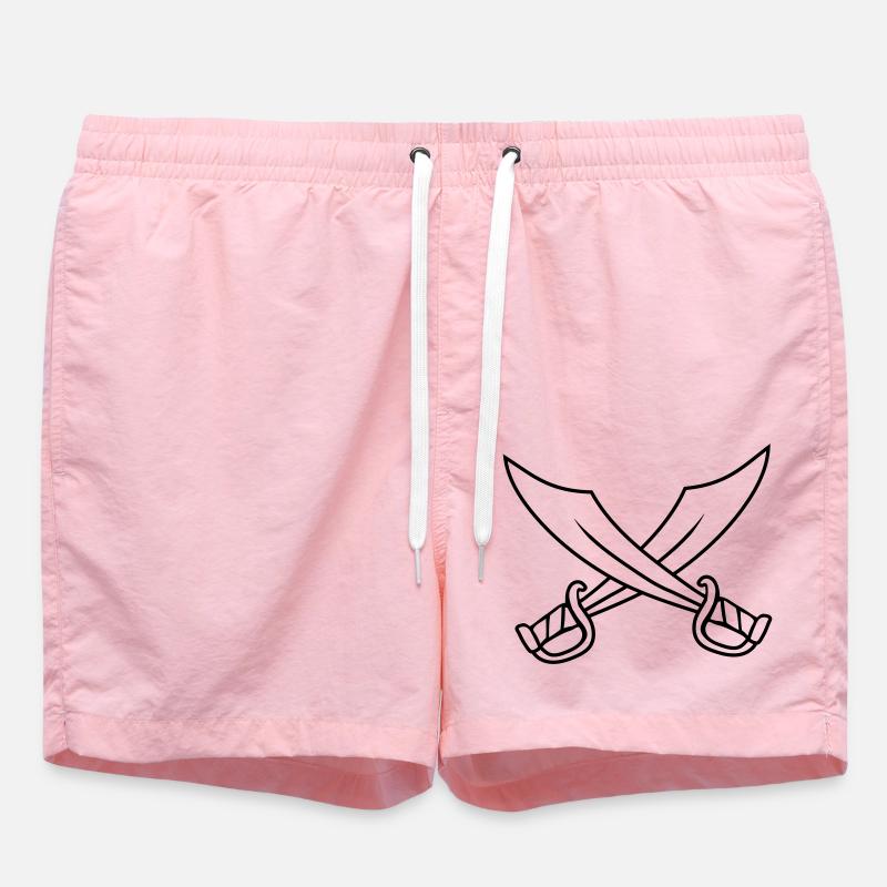 Armes 2 Sabres - Short de bain - rose