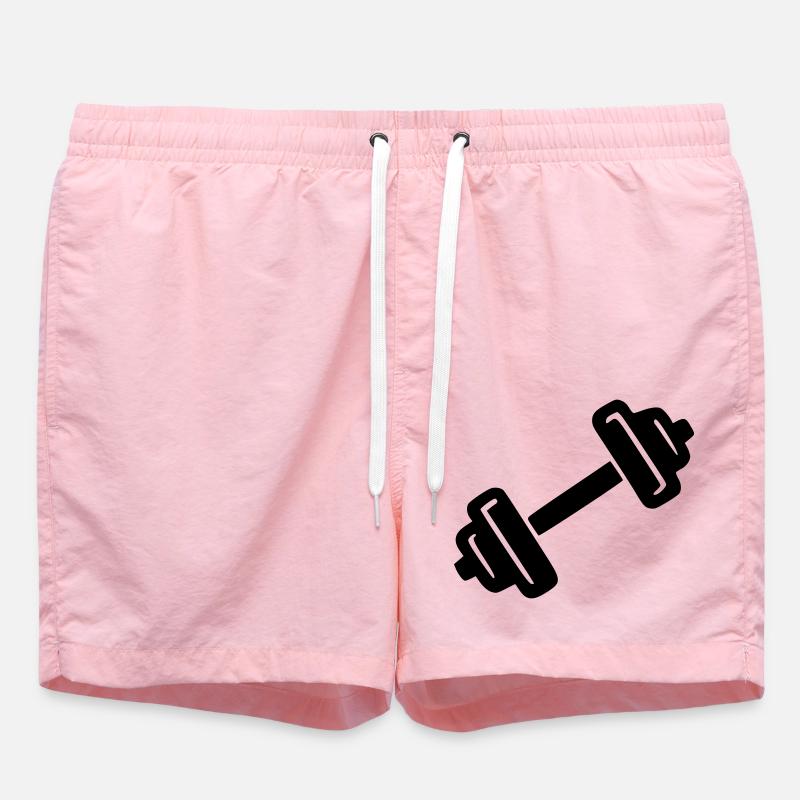 Dumbbell - Swim Trunks - pink