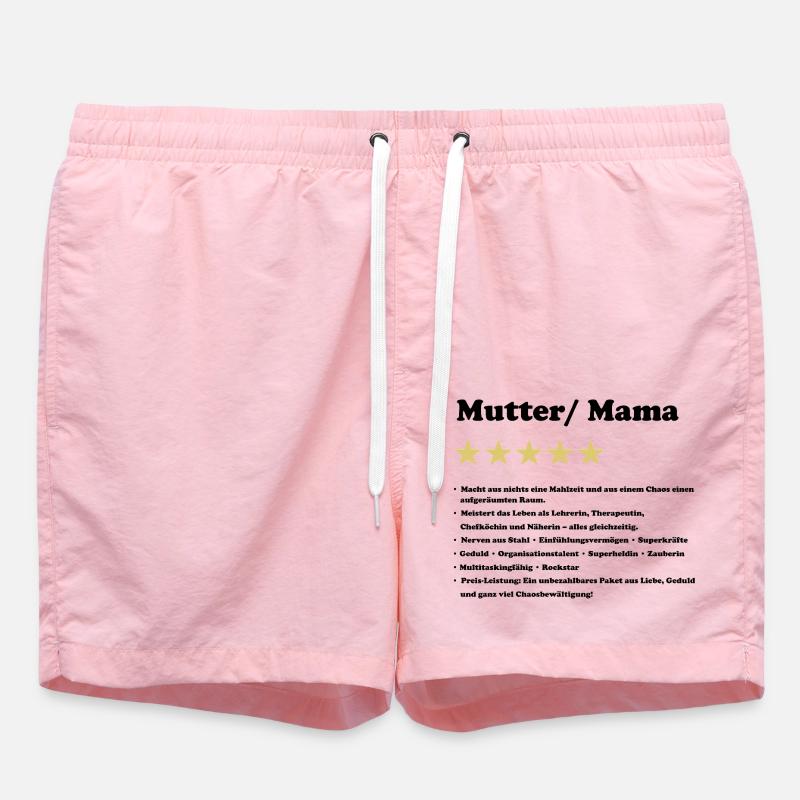 Mutter 5 Sterne Bewertung - Badeshorts - Pink