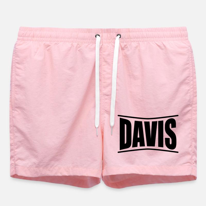 Idée cadeau t-shirt Davis - Short de bain - rose