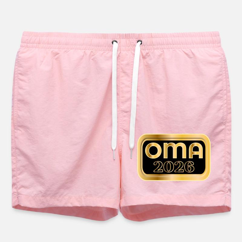 ANNONCE DE BÉBÉ GRAND-MÈRE 2026 - Short de bain - rose
