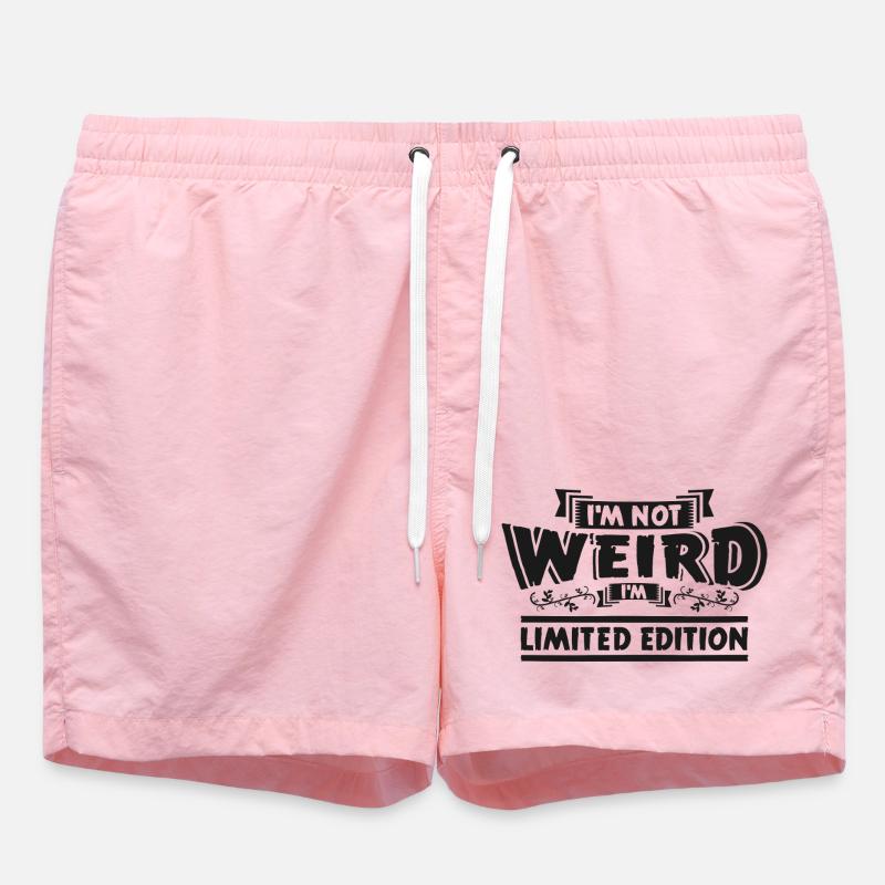 Ich bin nicht seltsam Limitierte Edition - Badeshorts - Pink