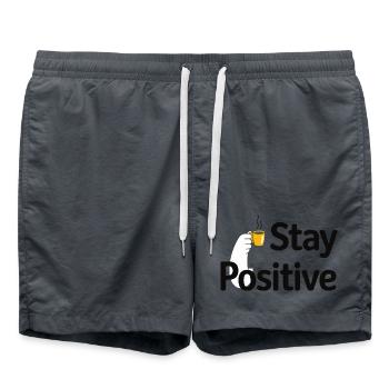 Stay Positive Coffee Mug - Swim Trunks -  - Front
