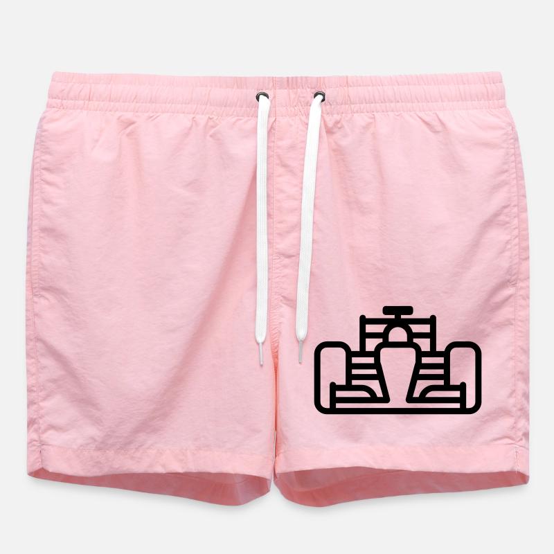 voiture de course - Short de bain - rose