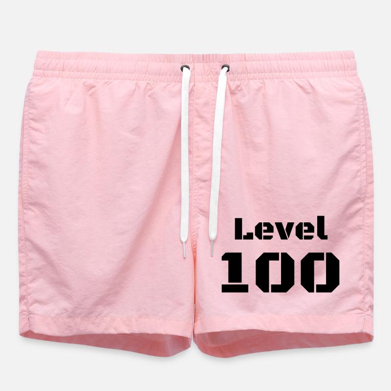 Level 100 - Swim Trunks - pink