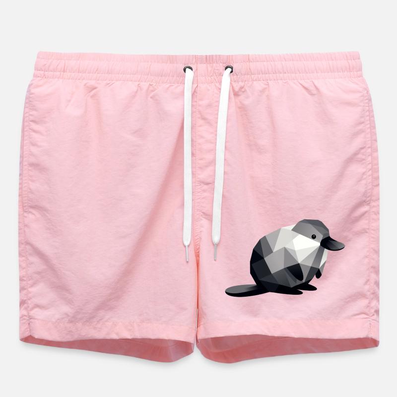 Schnabeltier - Badeshorts - Pink