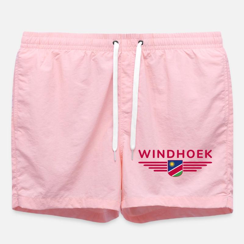 Windhoek T-Shirt for Namibia Lovers - Swim Trunks - pink