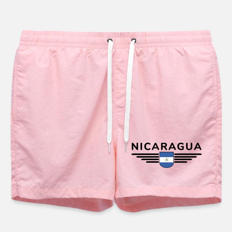 Conception d’un t-shirt Nicaragua - Short de bain - rose