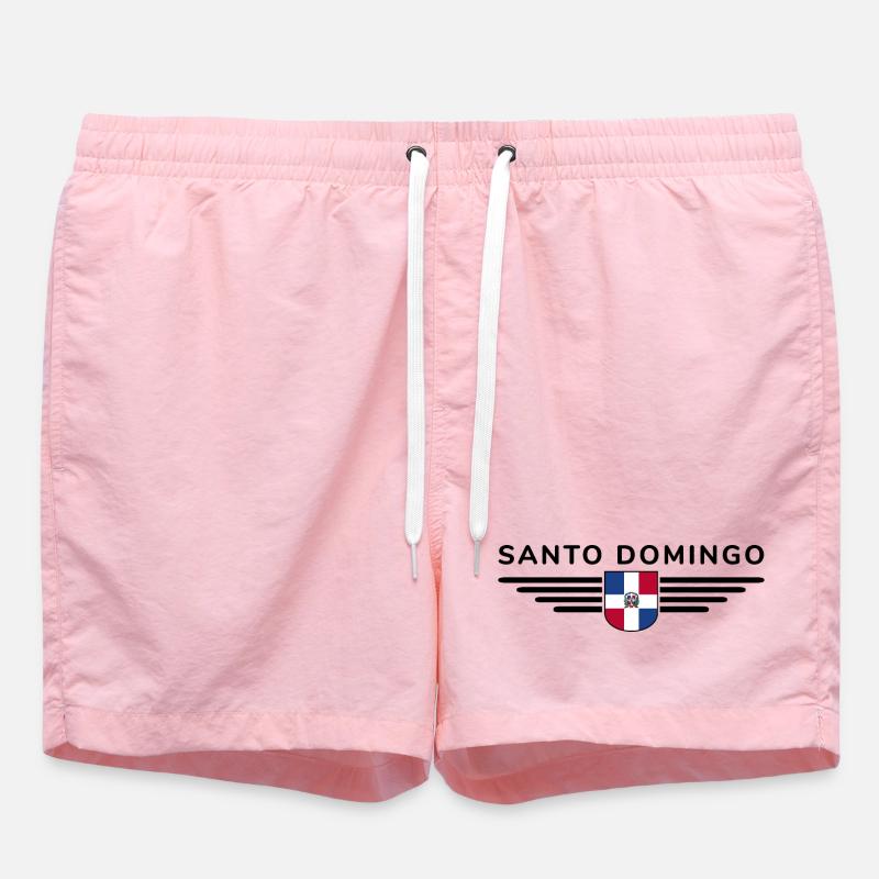 Conception de t-shirt Santo Domingo - Short de bain - rose