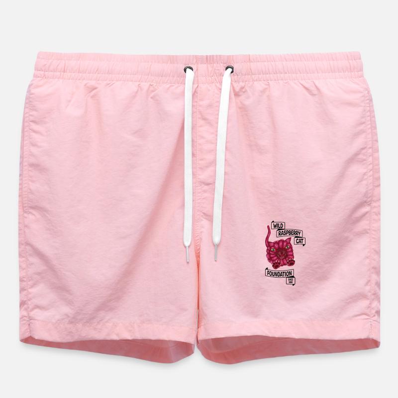 Raspberry the cat - Swim Trunks - pink