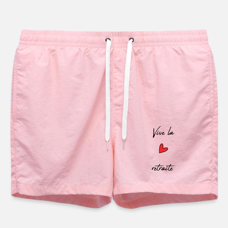 RETRAITE. RETRAITE. RETRAITEE. BONNE RETRAITE - Short de bain - rose