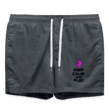 KEEP CALM AND PLAY HANDBALL! EM GIFT GERMANY s - Swim Trunks -  - Front