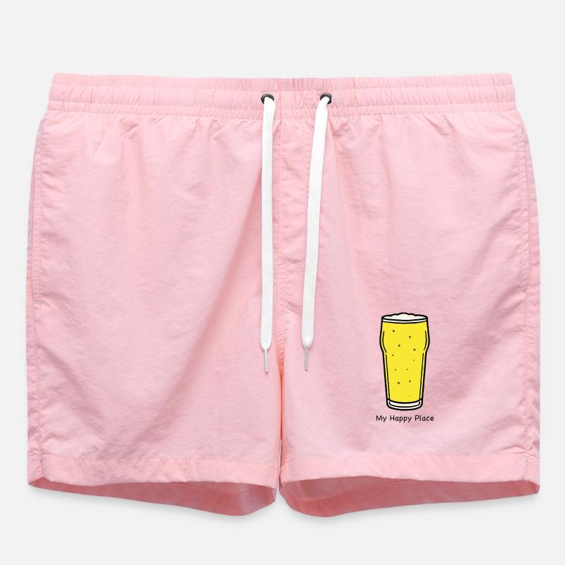 Graphique Golden Draft Pint - Short de bain - rose