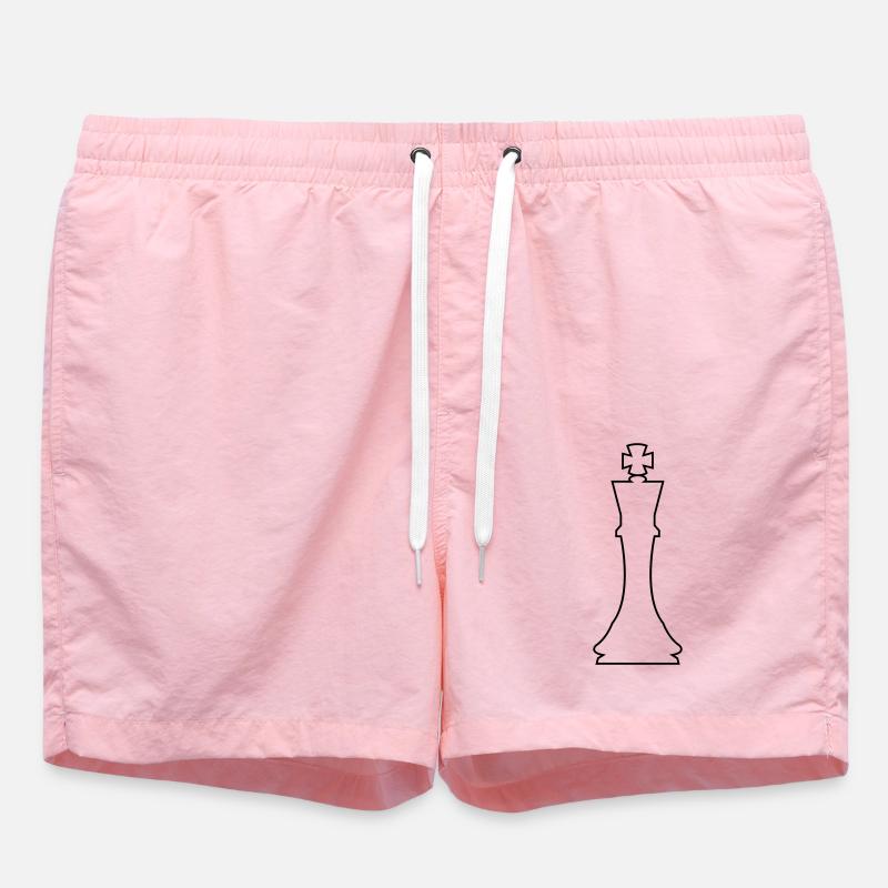Pièce d’échecs roi - Short de bain - rose