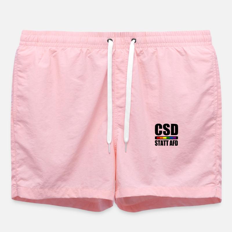 Csd statt afd - Badeshorts - Pink
