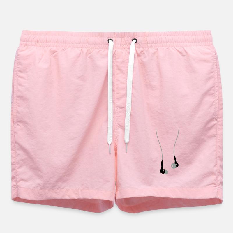 Écouteurs - Short de bain - rose