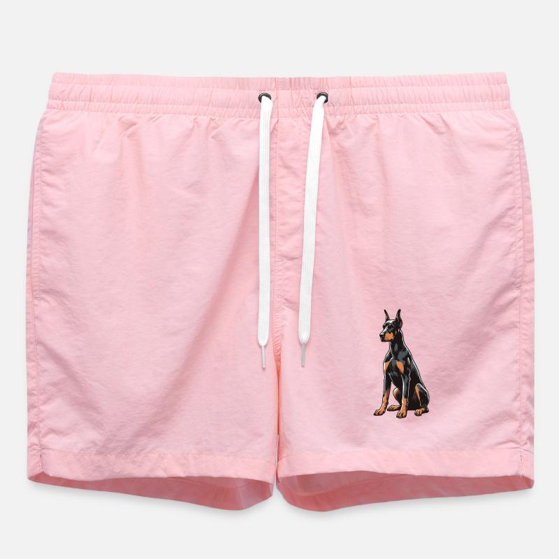 Doberman - Short de bain - rose
