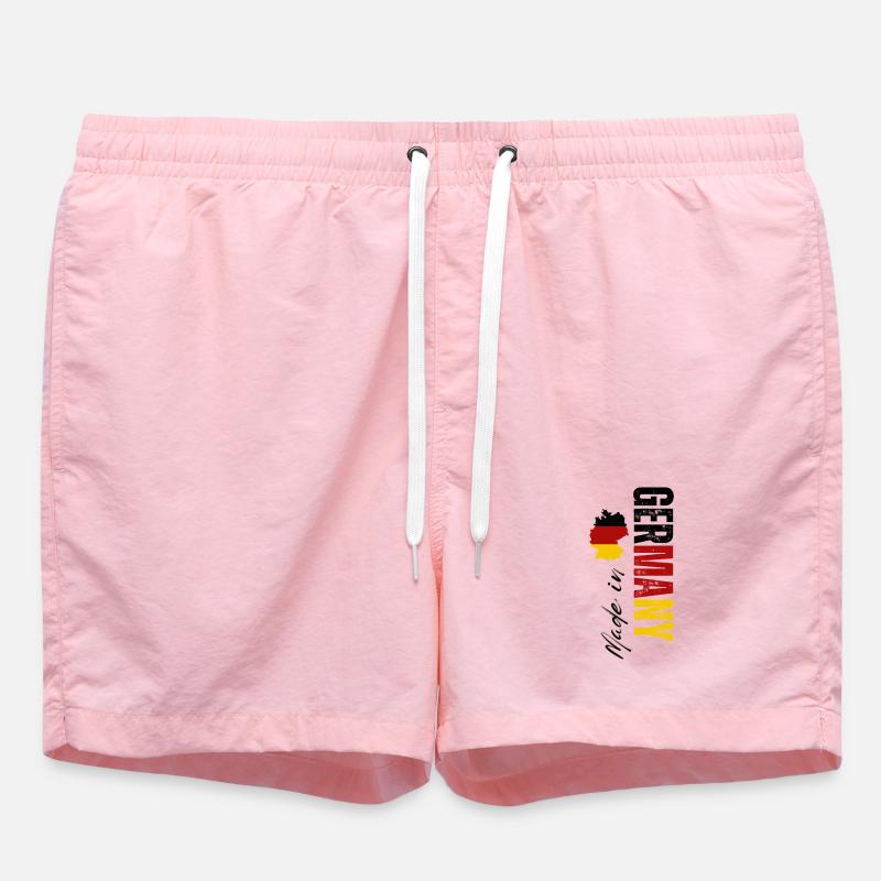 Fabriqué en Allemagne, conception verticale - Short de bain - rose
