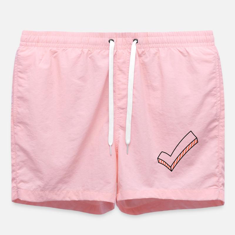 Hook on it two-tone - Swim Trunks - pink
