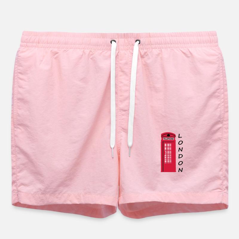phone_box - Short de bain - rose