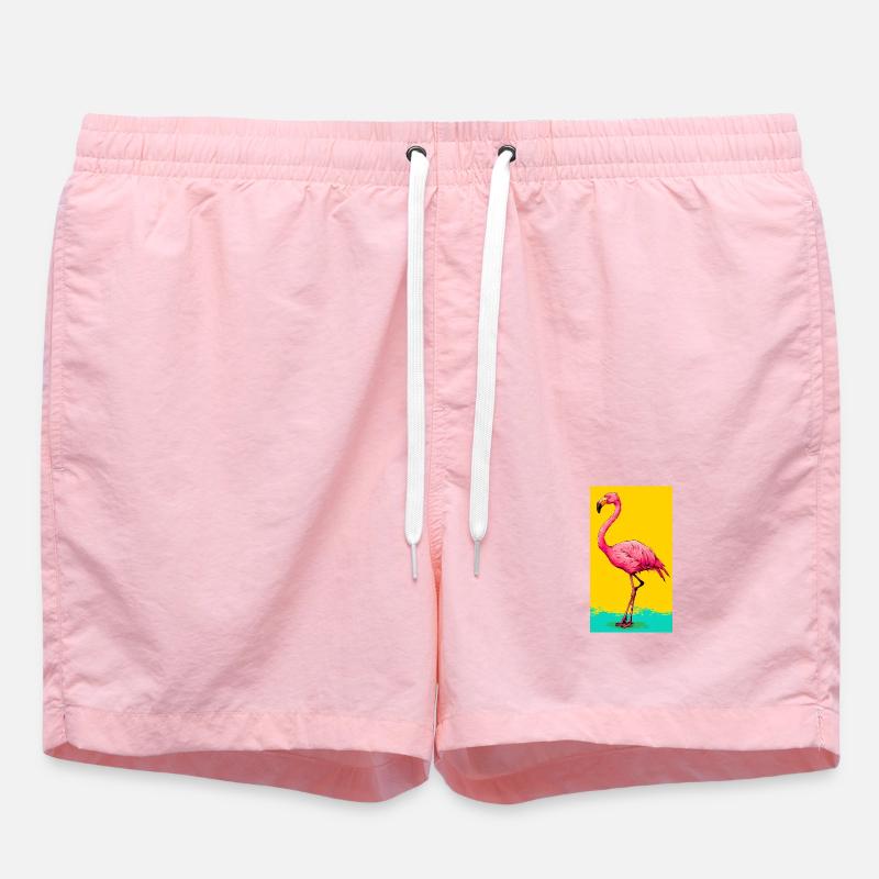 Flamant - Short de bain - rose