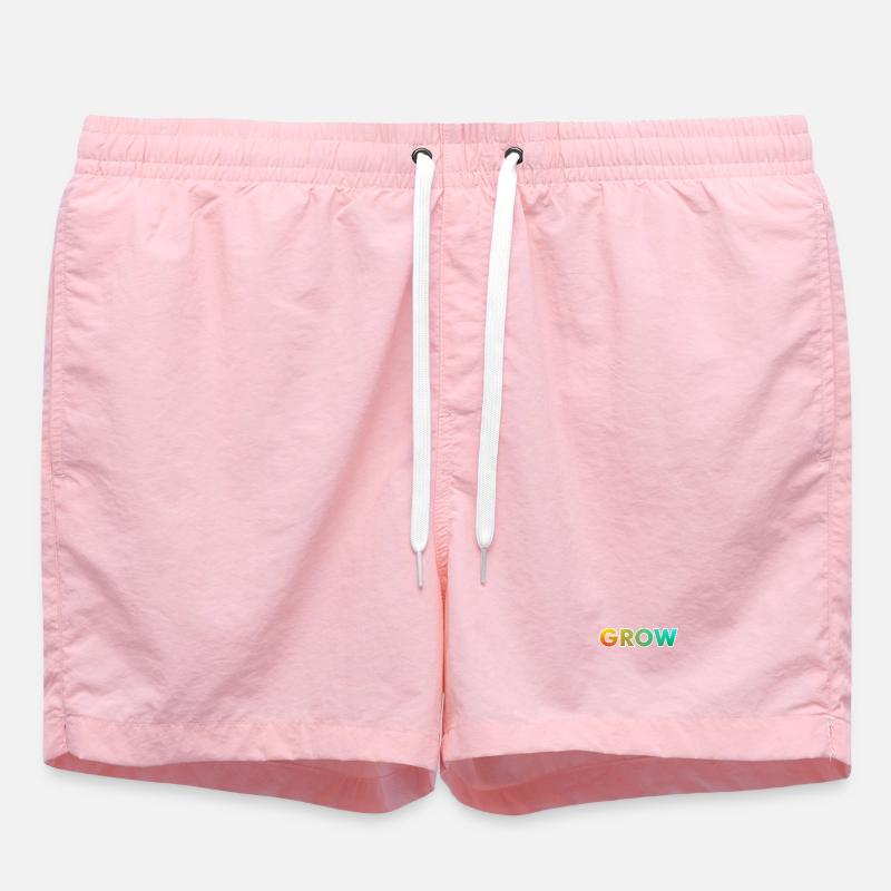 GROW · Rainbow - Badeshorts - Pink