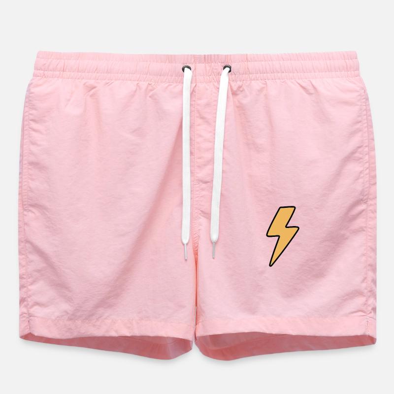 Lightning - Swim Trunks - pink