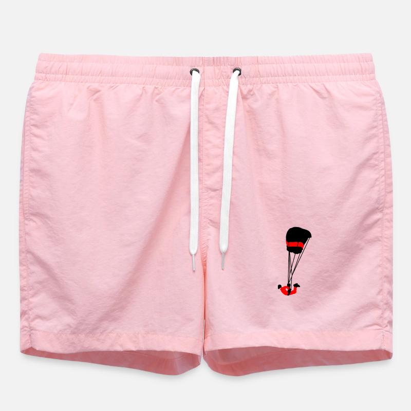 Piqué - Short de bain - rose