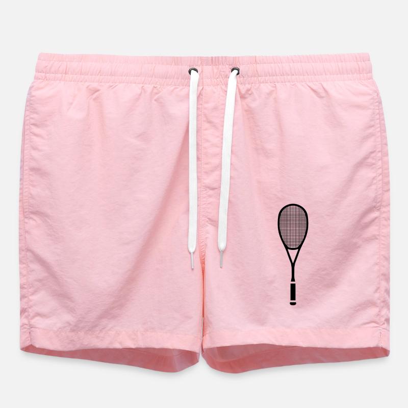 Raquette de squash divisée - Short de bain - rose