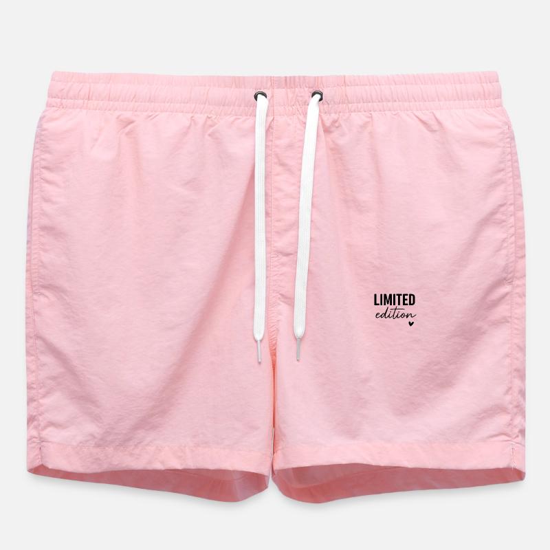 mama black text 2 - Badeshorts - Pink